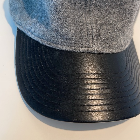 J. Crew Wool & Leather Baseball Cap - Picture 6 of 6